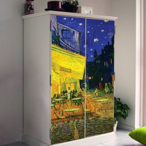 okleina na szafę kawiarnia