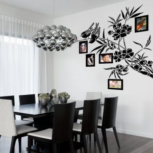 naklejka z motywem i ramkami