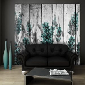 fototapeta turkusowa lawenda