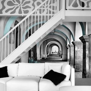 dekoracje z filarami