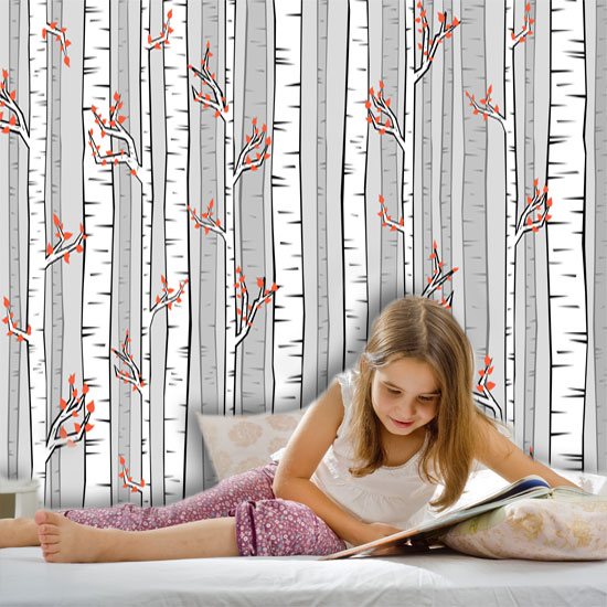 fototapeta z brzozami