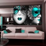 fototapety weneckie maski