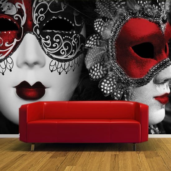 fototapety weneckie maski