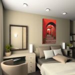 obraz czerwona uliczka