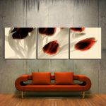 tryptyk pomarańczowe tulipany