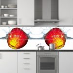 fototapeta z czerwonymi jabłkami