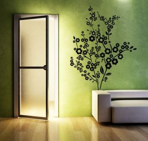 szablon malarski kwiaty