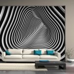 fototapeta przestrzrenna - wzory na ścianę