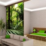 ozdoba ścienna z dżungla tropiki