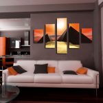 obraz wieloczęściowy piramidy