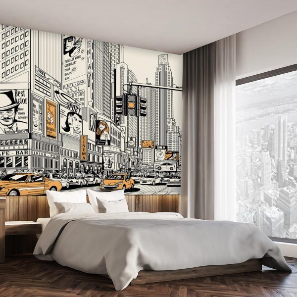 tapeta nowy jork komiks