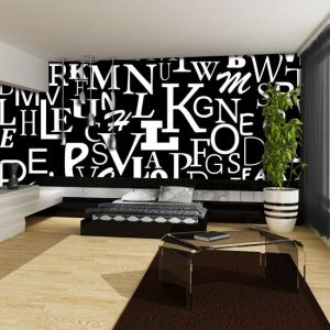 fototapety z literami