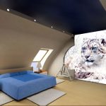 fototapeta biały tygrys