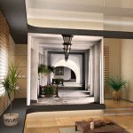 fototapeta latarnie pod filarami