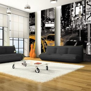 fototapeta taksówki nowojorskie