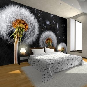 fototapeta z dmuchawcami