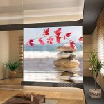 fototapeta kamyczki i listki