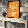 keep calm carry plakat