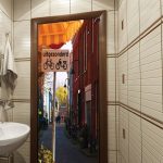 fotonaklejka na drzwi ścieżka rowerowa