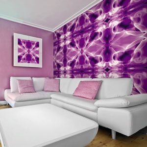 fototapeta fioletowa woda