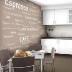 fototapeta napisy do kuchni