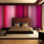 fototapeta różowe linie