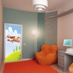 naklejka na drzwi samolocik