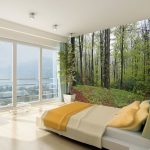 Fototapeta zielony las - fototapety do sypialni