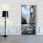 naklejka na drzi bus Nowy Jork