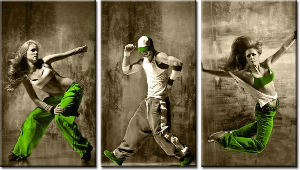 obraz trzech tancerzy