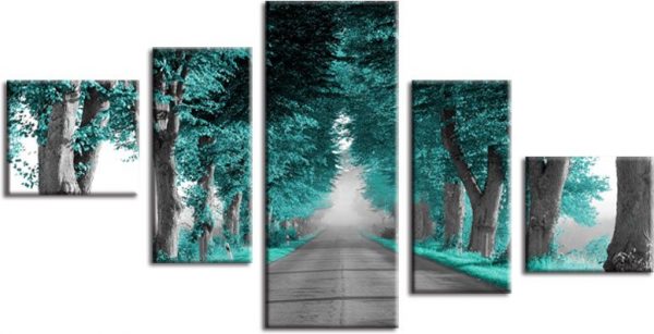 obraz alejki ze starymi drzewami