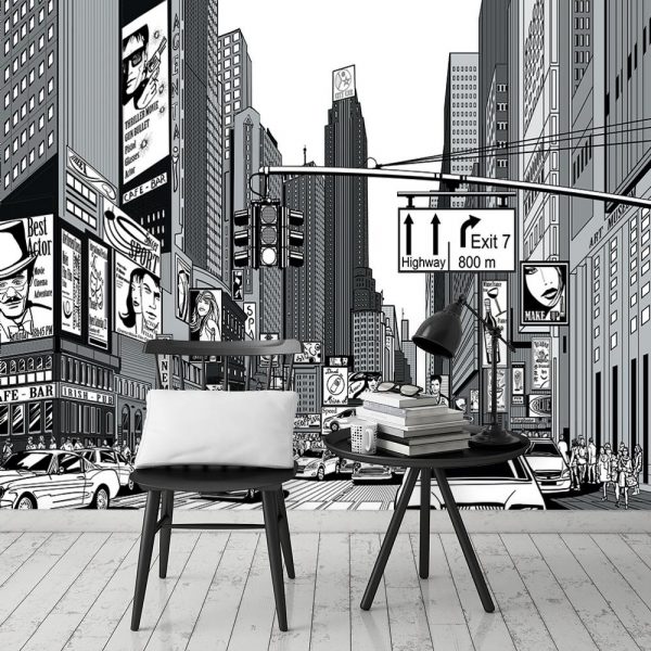 nowoczesna tapeta z nowym jorkiem