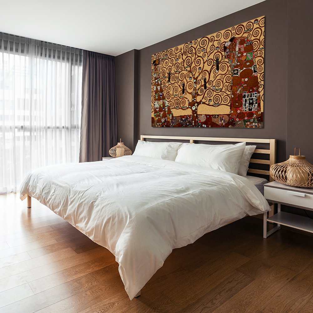 obrazy Klimt drzewo życia do sypialni