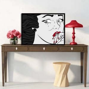 Plakat grafika rozpacz