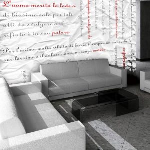 fototapeta kartka z napisami