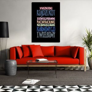 plakat w naszym domu rządzi kot