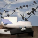 fototapeta ptaki na tle nieba