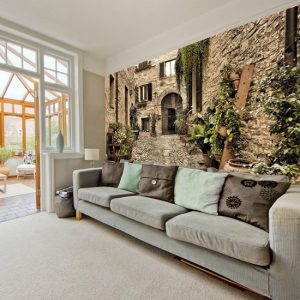 fototapeta z kamienną uliczką