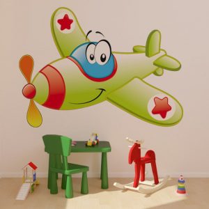 Bajkowe naklejki do pokoików dzieci