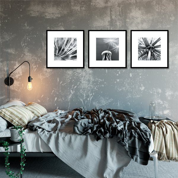 plakaty kwadratowe z szarymi dmuchawcami