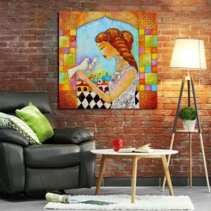 obraz z sułtanką i listem