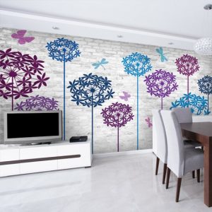 dekoracje na ściany cegła