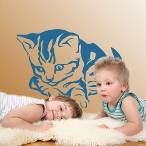 szablon malarski na ścianę do salonu