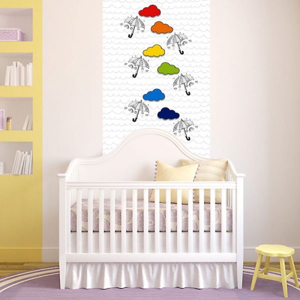 dekoracje z chmurkami