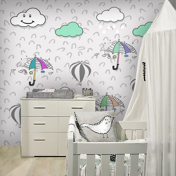 dekoracje z chmurkami