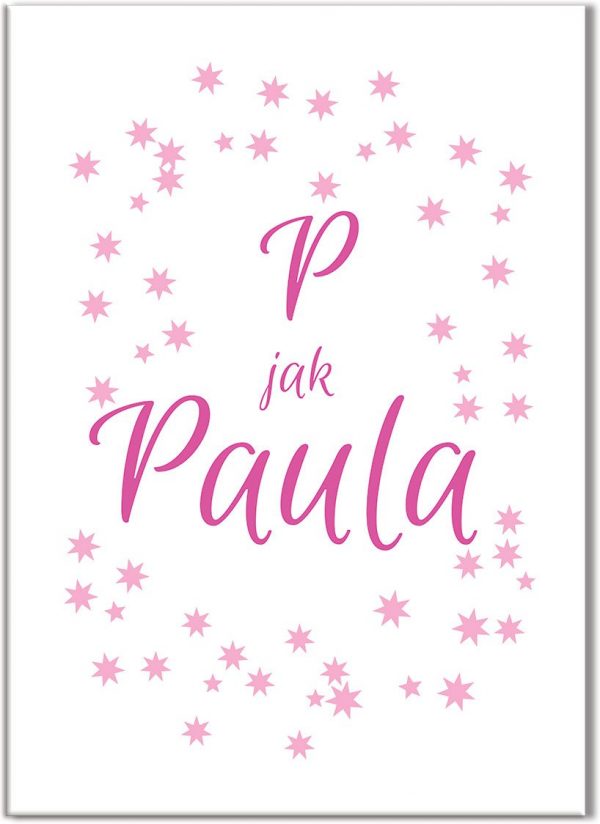 plakaty z imionami