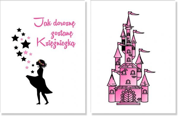 obrazy z typografią