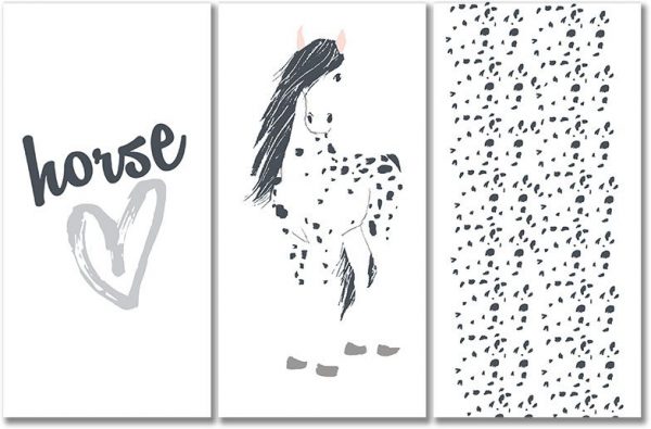 tryptyk ze zwierzętami