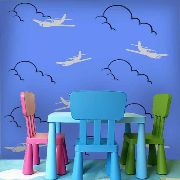 dekoracje z samolotami