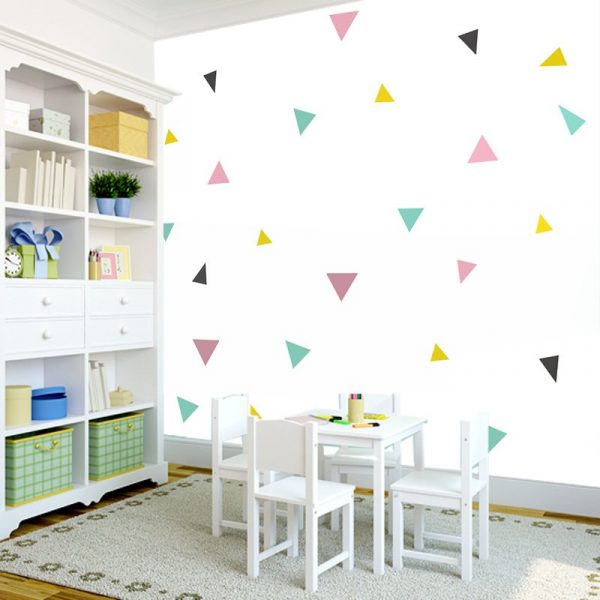 dekoracje z trójkątami